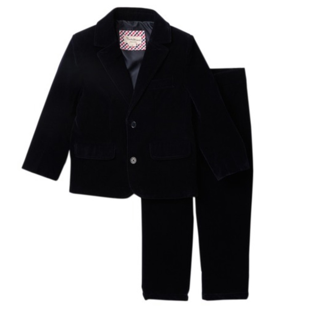 Beetle & Thread Velvet 2-Piece Suit Toddler